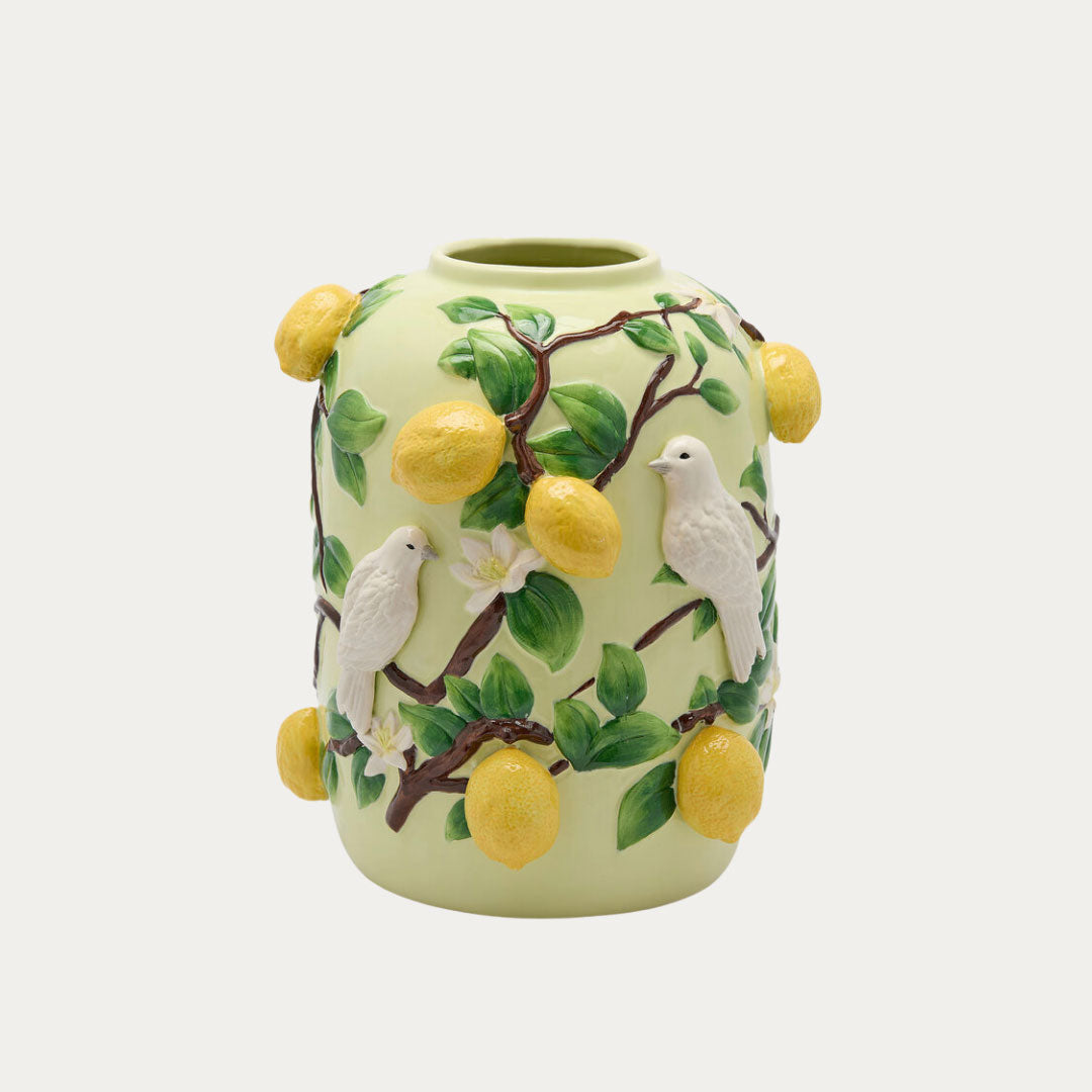 Jarra LIMONI BOMBATO com motivo de limões e corpo bombado
