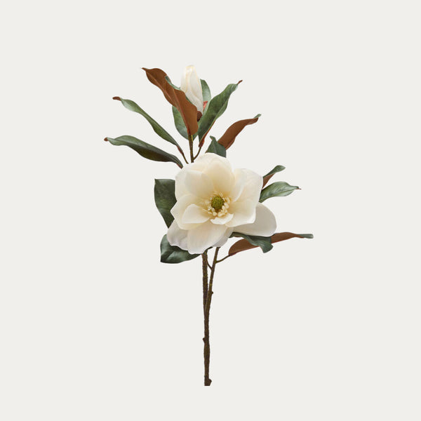 Flor Artificial MAGNÓLIA com Botão