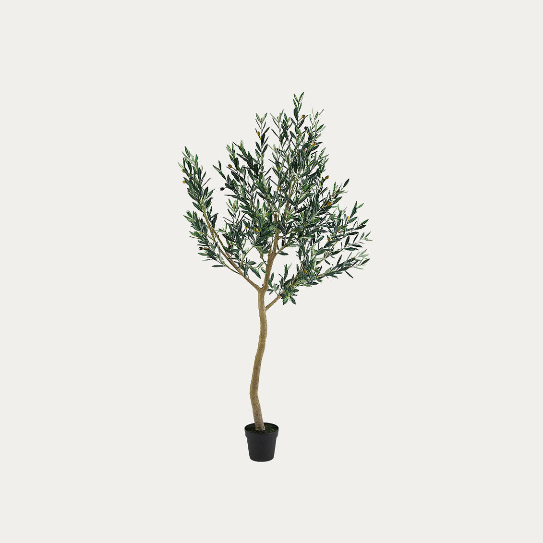 Oliveira artificial Anti-UV com vaso decorativo