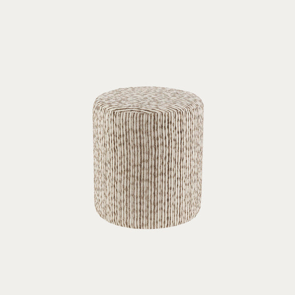 Puff RIGHE MIX em Tecido Multicolor