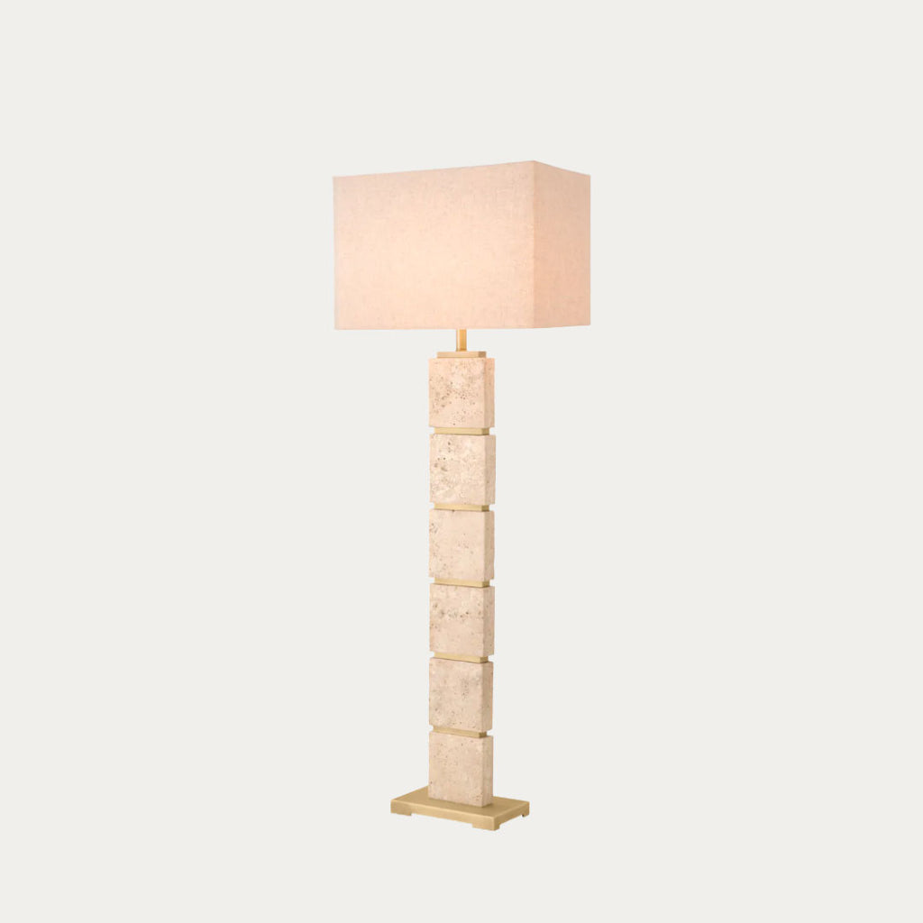 Candeeiro de pé NEWTON design industrial com haste ajustável
