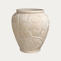 Vaso YASMINE em cerâmica com silhueta curvilínea elegante