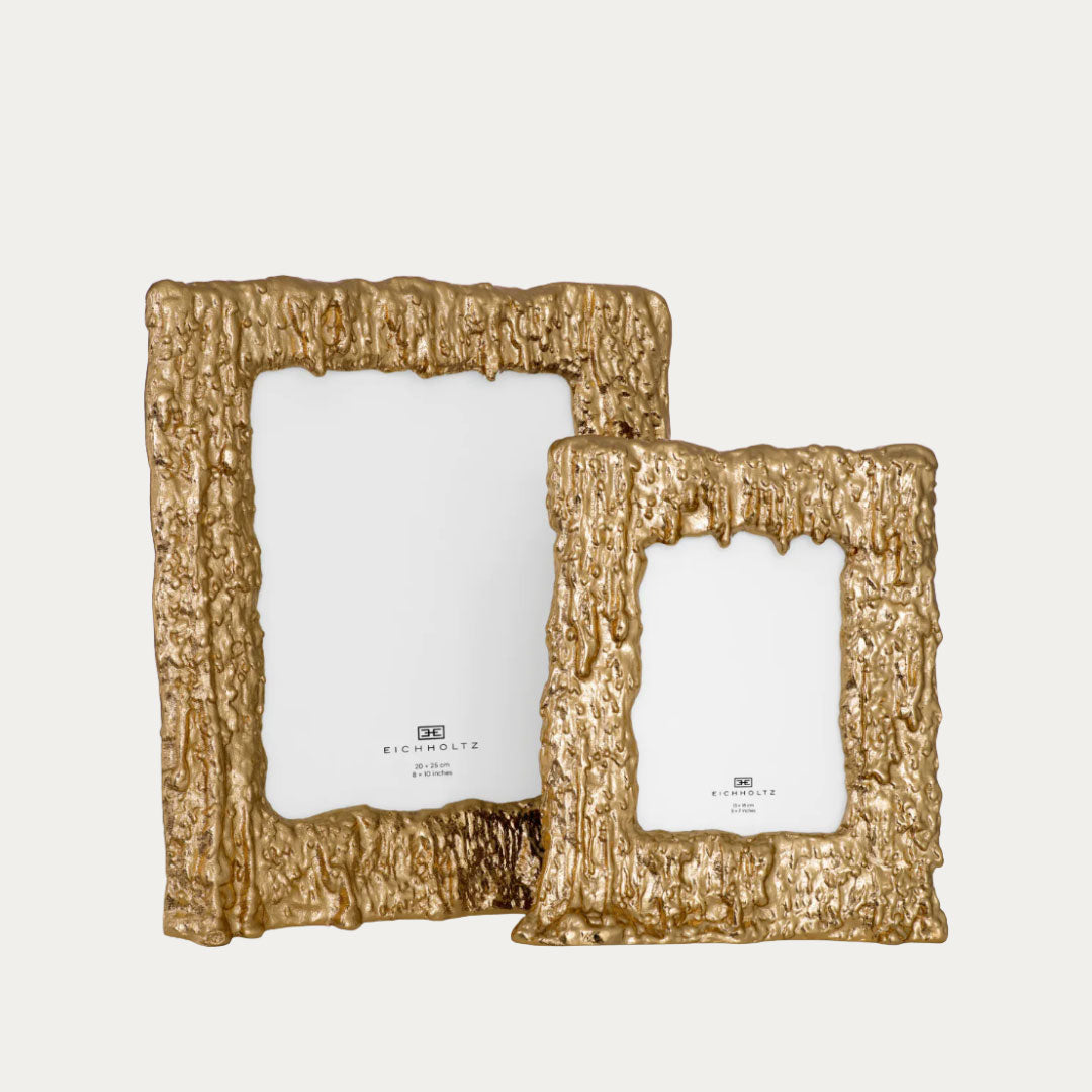 Porta-Retrato COTATI ouro e bege – imagem 2