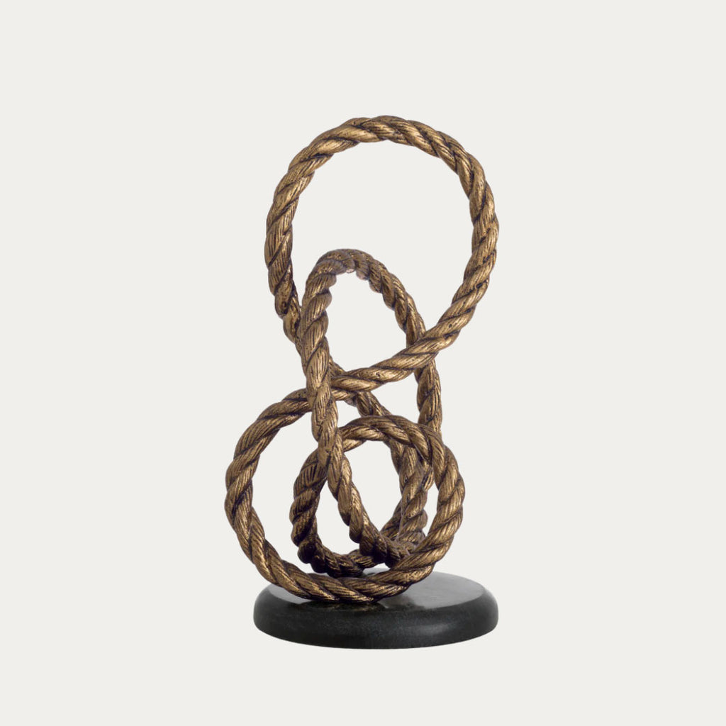 Acessório Decorativo CORWYN castanho, preto e ouro – imagem 3