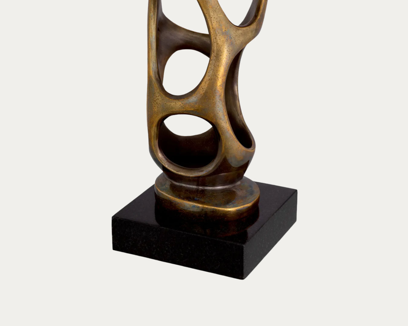 Candeeiro de Mesa KEARNY bege, terra e ouro – imagem 4