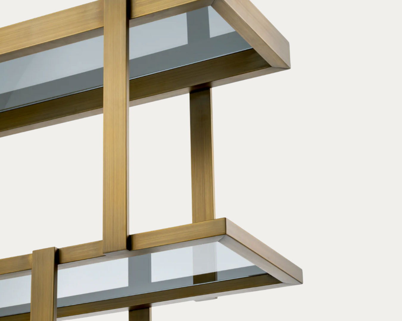 Estante Decorativa NESTO ouro e bege – imagem 3
