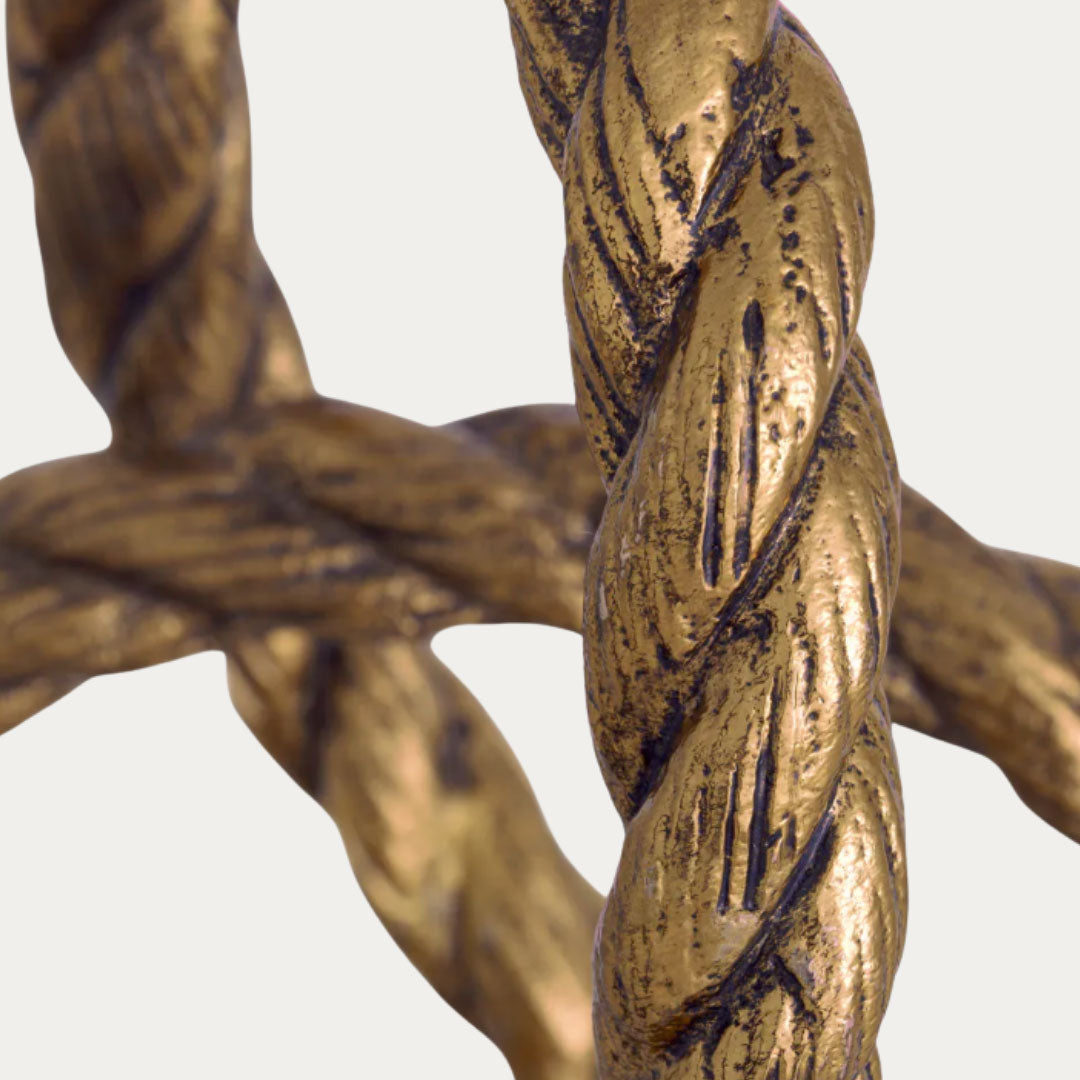 Acessório Decorativo CORWYN castanho, preto e ouro – imagem 7