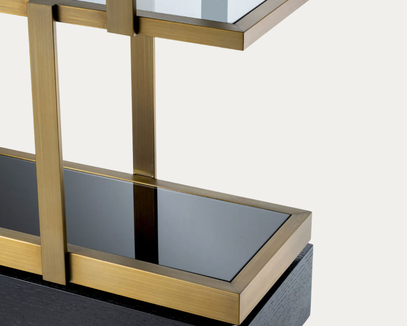 Estante Decorativa NESTO ouro e bege – imagem 4