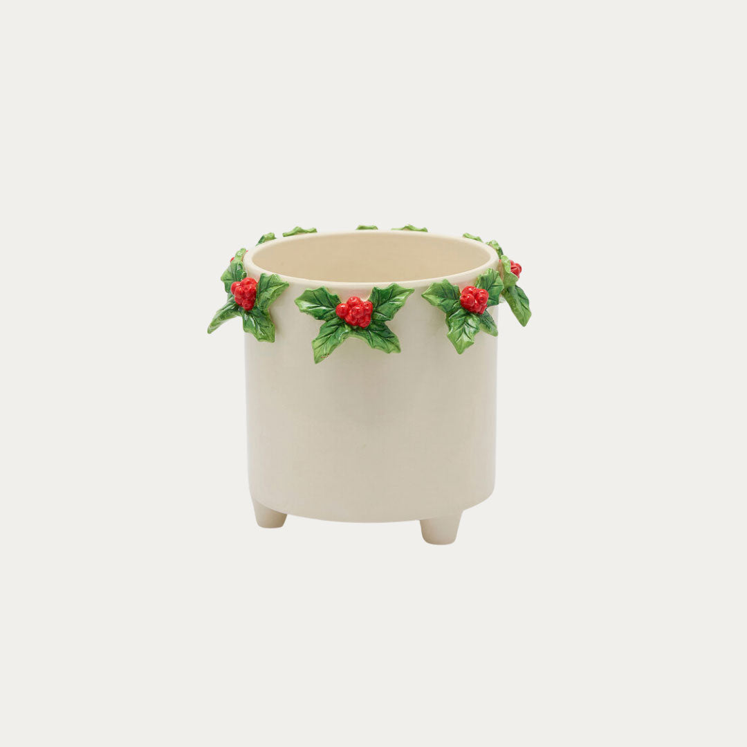 Vaso com Pés Cilíndrico AGRIFOGLIO