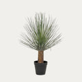 Árvore artificial Nolina 120cm folhas longas verdes