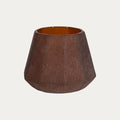 Vaso DIAMOND com facetas geométricas em forma de diamante