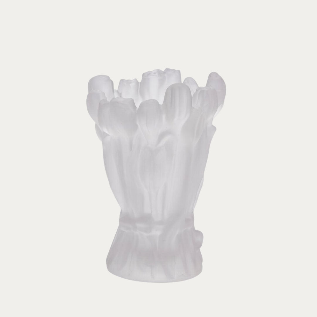 Jarra TULIPANO SATIN em acabamento acetinado formato floral