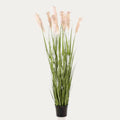 Capim dos Pampas artificial 175 cm em vaso decorativo