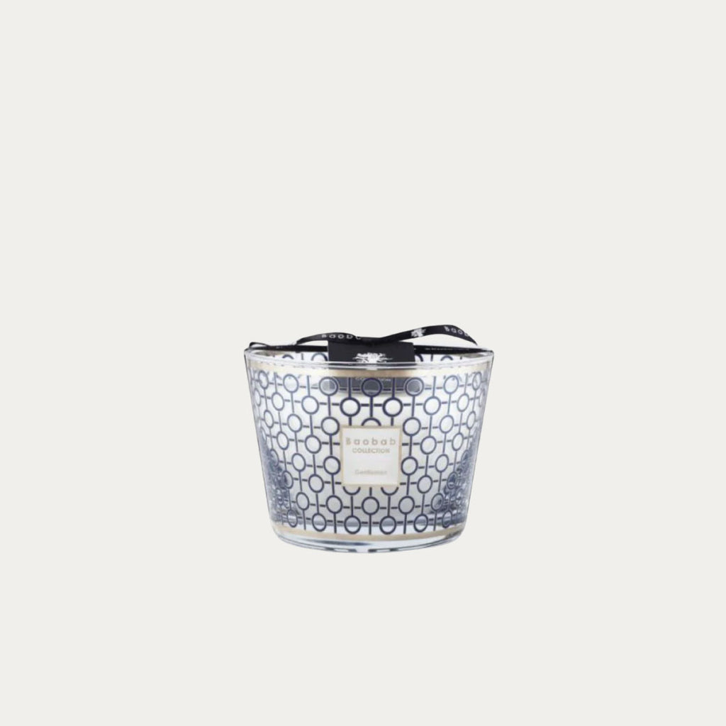 Vela perfumada GENTLEMEN em frasco elegante tons escuros