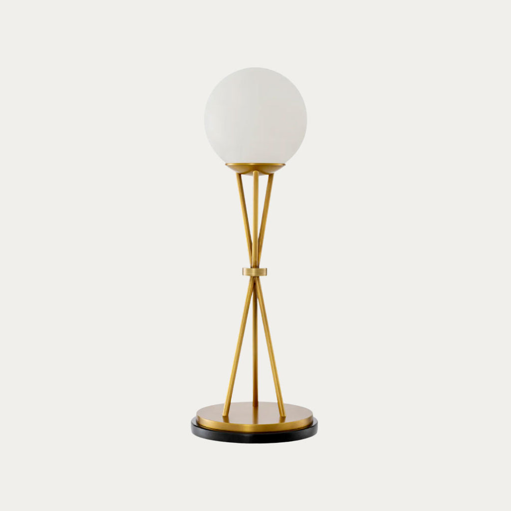 Candeeiro de Mesa IZZY ouro e bege – imagem 2