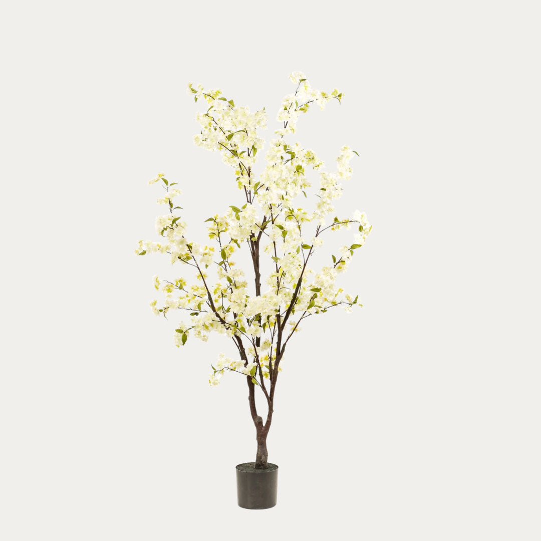 Árvore artificial Flor de Cerejeira com flores brancas