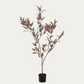 Árvore artificial Eucalipto Roxo com folhagem roxa