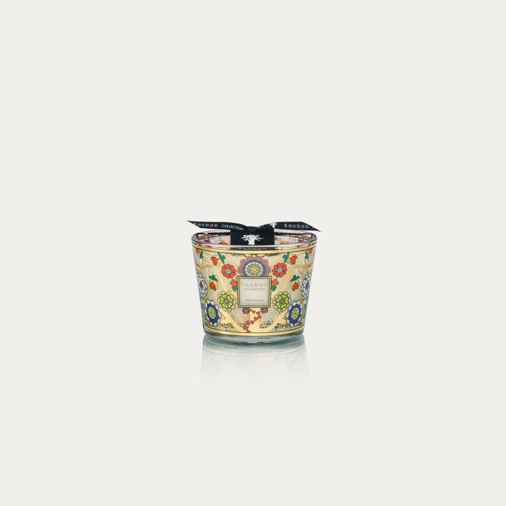 Vela perfumada TREE OF LOVE em frasco decorativo