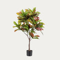 Árvore artificial Croton 120 cm folhagem multicolor