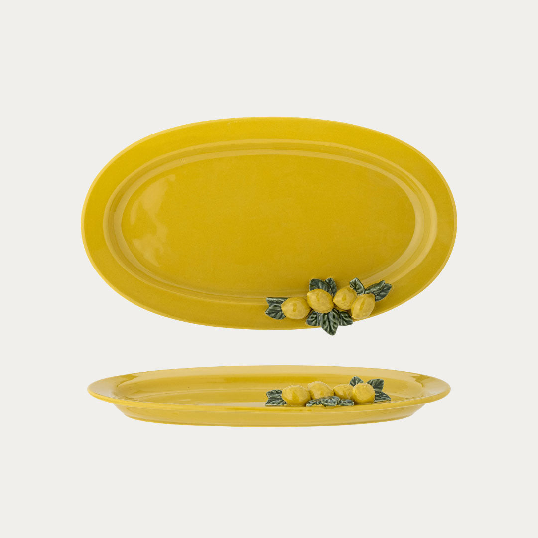 Tabuleiro LIMONE em amarelo brilhante