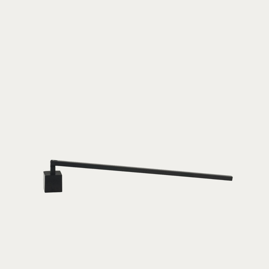 Apagador de velas em metal preto fosco