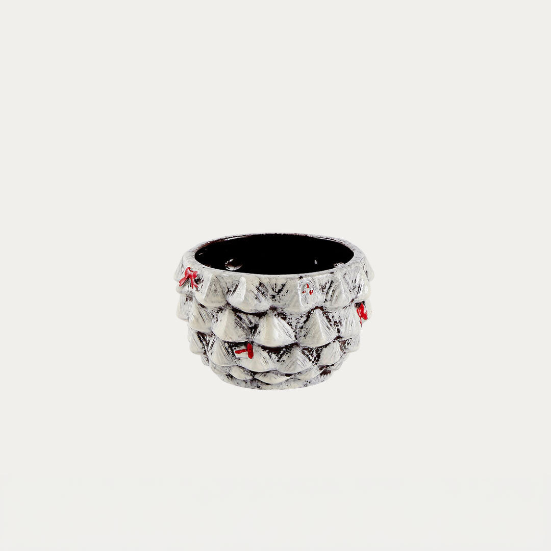 Jarra decorativa PINO com textura inspirada em pinha