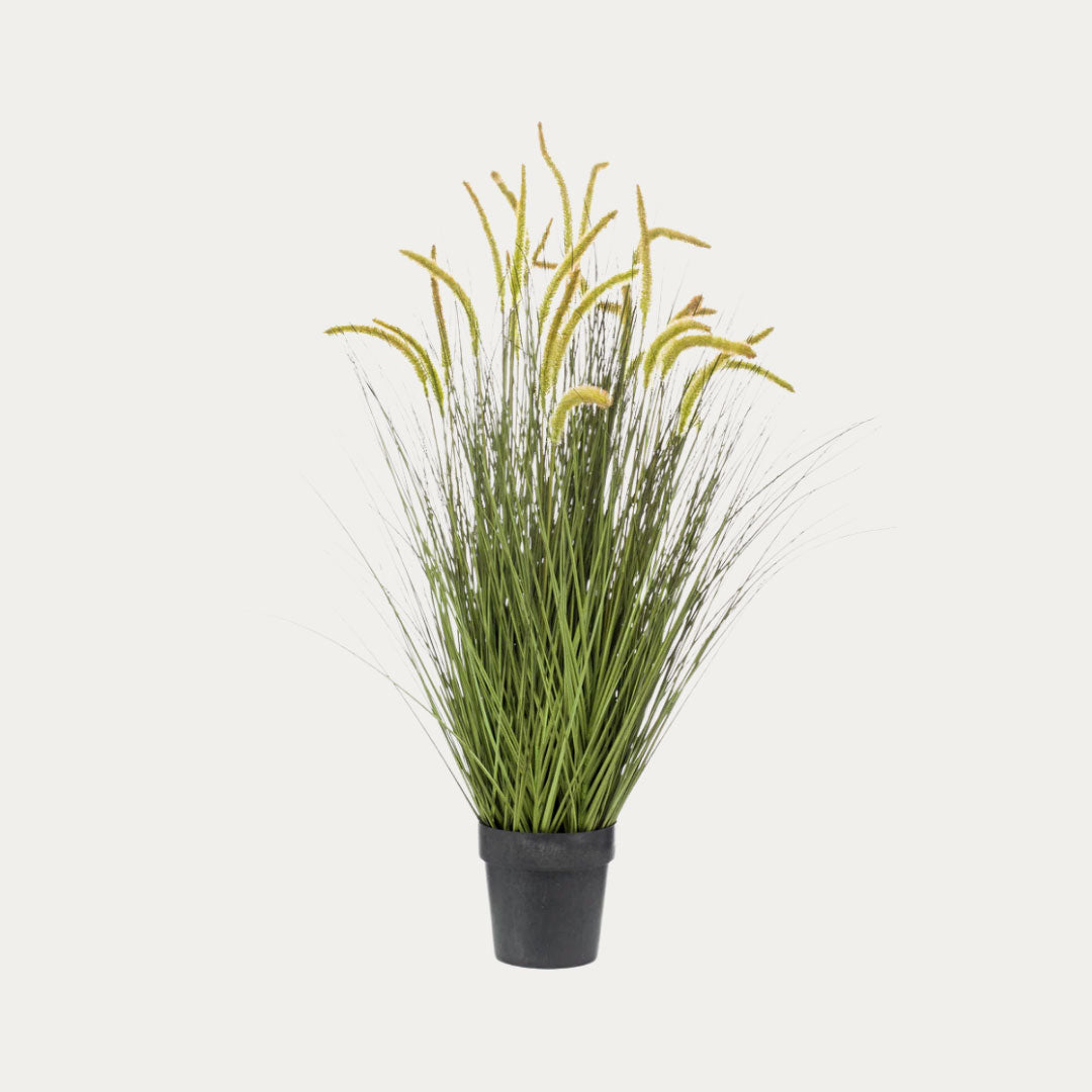 Planta artificial Grama CATTAIL 100 cm em vaso
