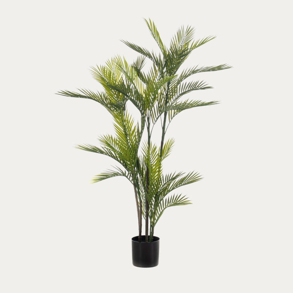 Palmeira artificial UV resistente 140 cm em vaso