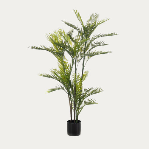 Palmeira artificial UV resistente 140 cm em vaso
