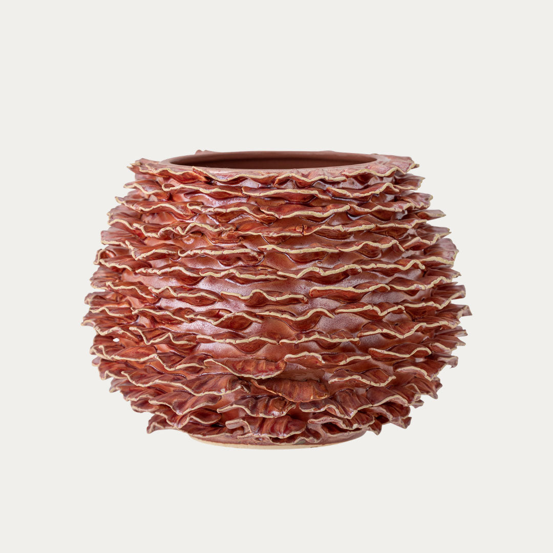 Jarra MORWEN em rosa com acabamento suave