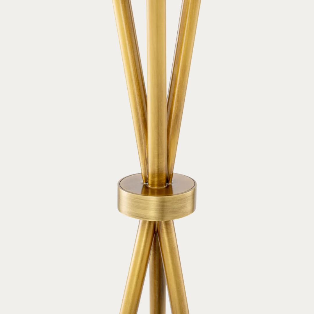 Candeeiro de Mesa IZZY ouro e bege – imagem 4