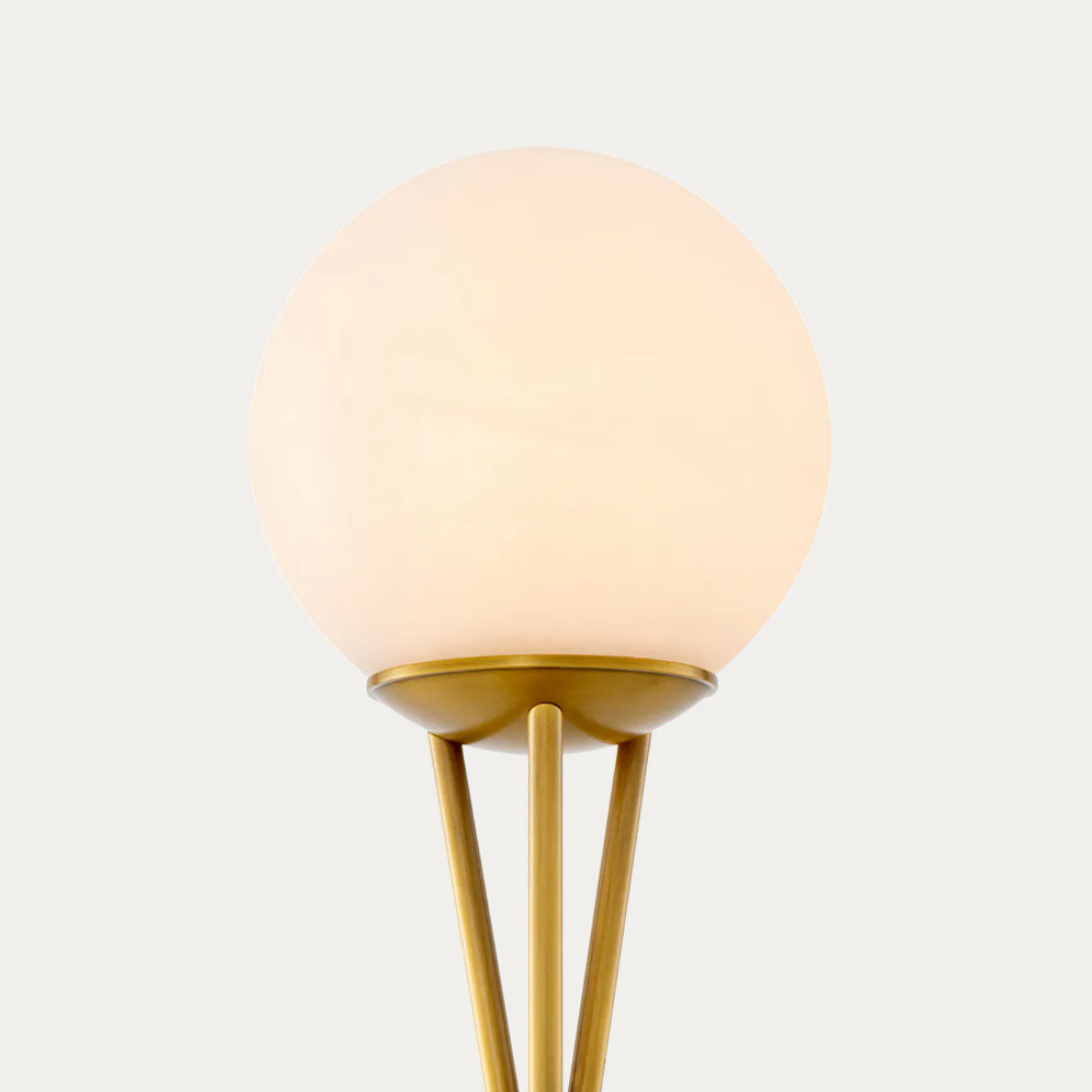 Candeeiro de Mesa IZZY ouro e bege – imagem 3
