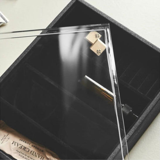 Porta-Jóias STING em Cinza Quente 25x18,5 cm warm grey – imagem 4