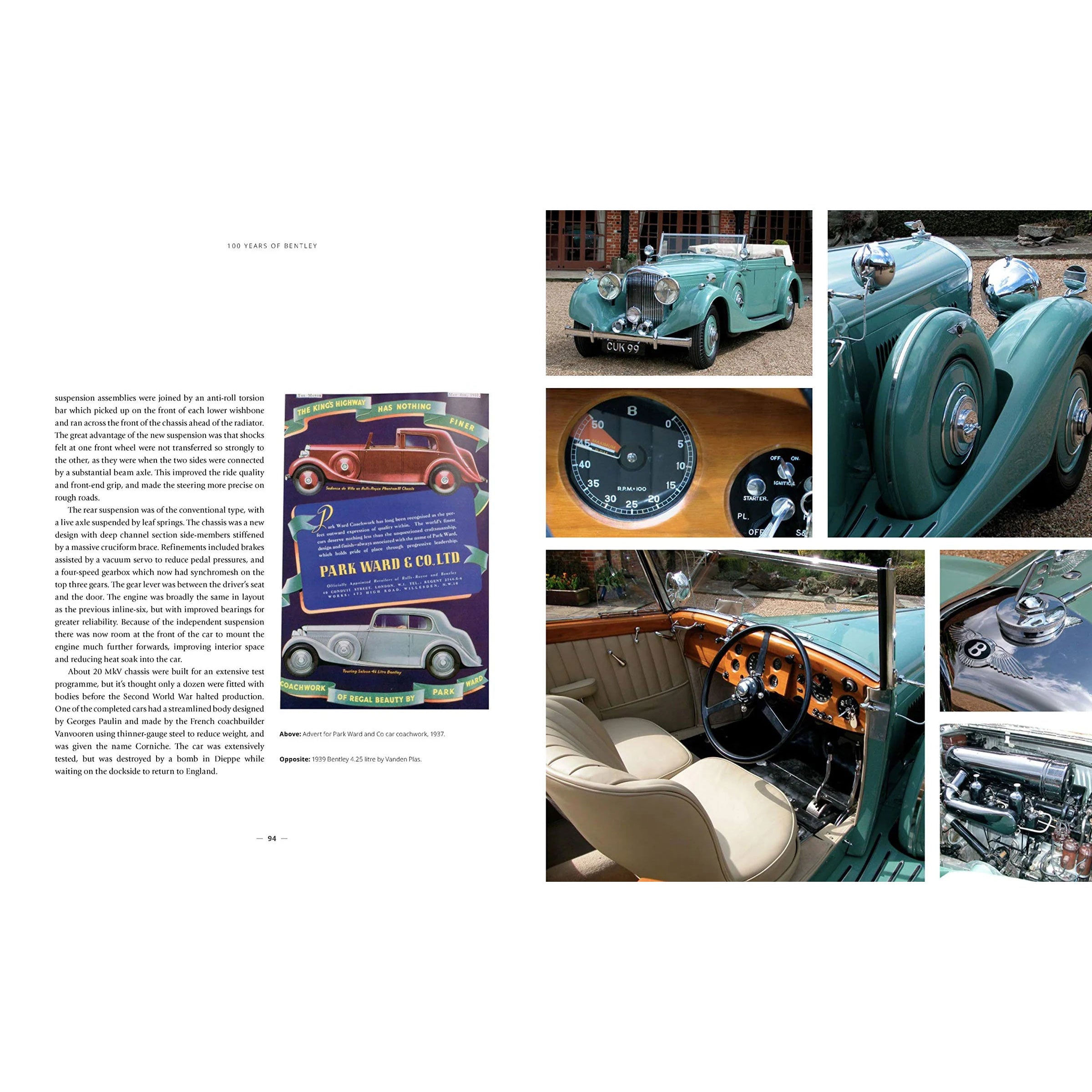 Livro Decorativo 100 Years of Bentley – imagem 2