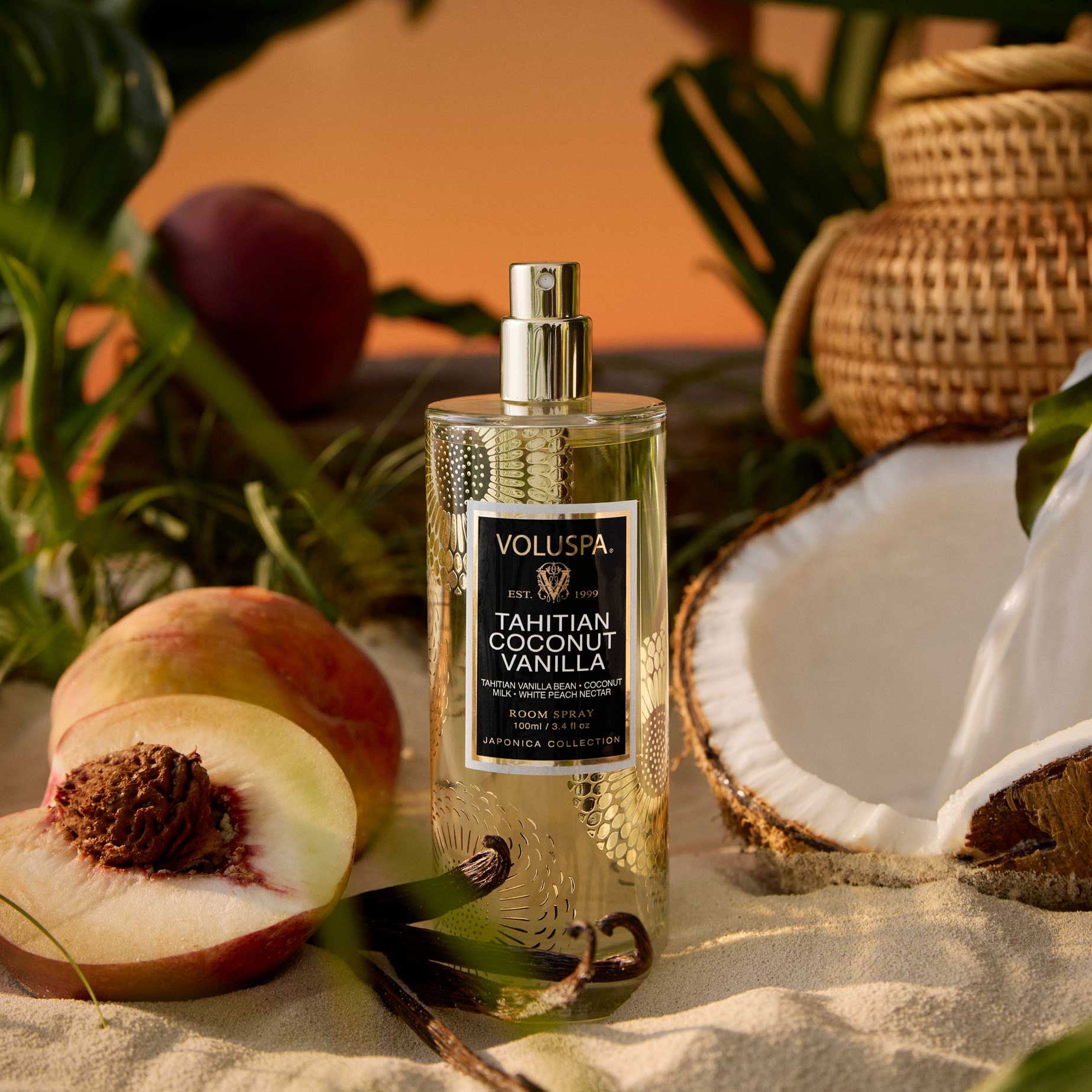 Spray p/ ambiente TAHITIAN COCONUT VANILLA 100ml | Casa Medeiros Interiores