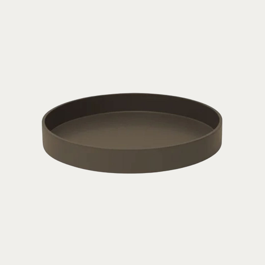 Tabuleiro de Laca MATT 30x30 black e dark chocolate