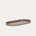 Tabuleiro de Laca Oval Grande terra – imagem 3