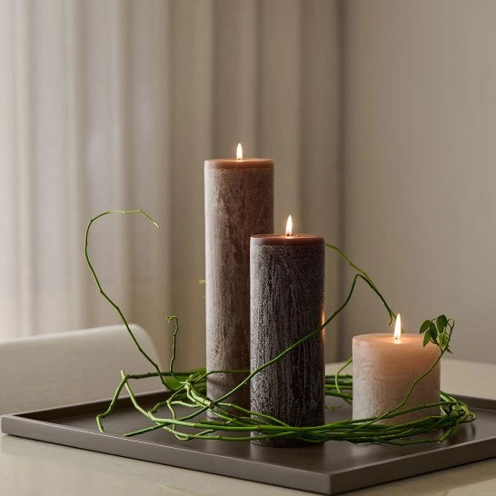 Trio de Tabuleiros Decorativos em Laca MATT fawn, warm grey e dark chocolate – imagem 3