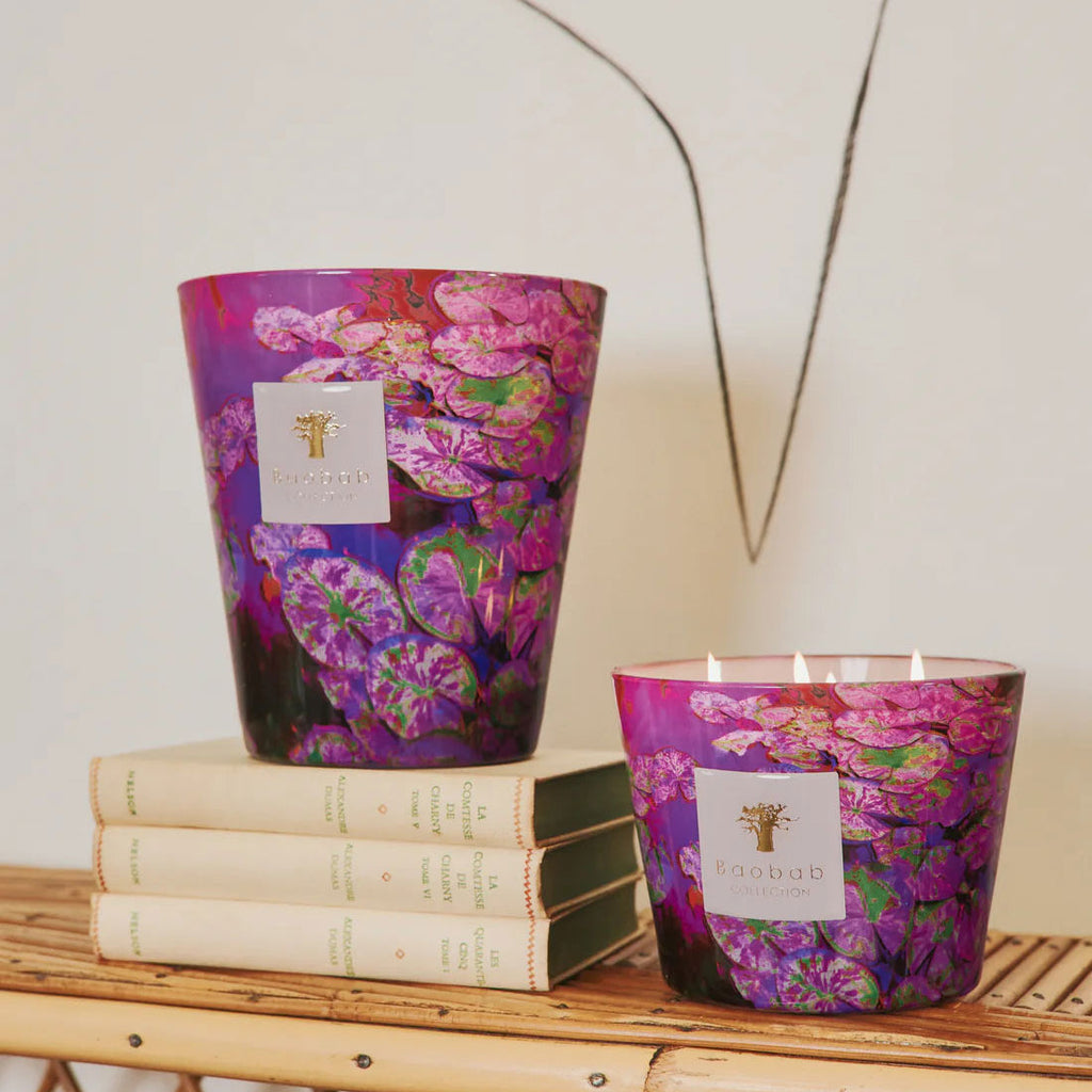 Vela Perfumada ARTY FLOWERS WATER LILY | Casa Medeiros Interiores