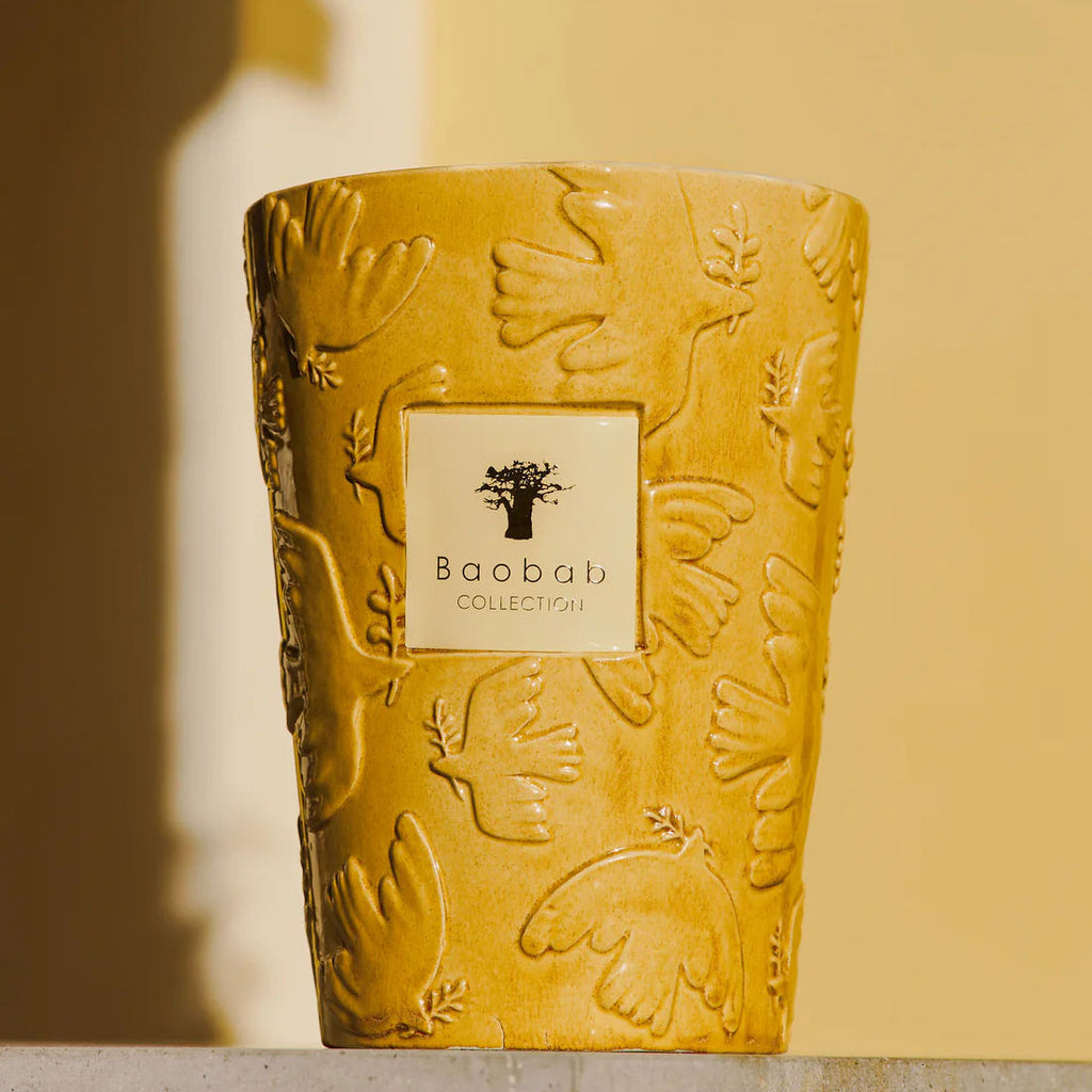 Vela Perfumada PAZ DOVE | Casa Medeiros Interiores