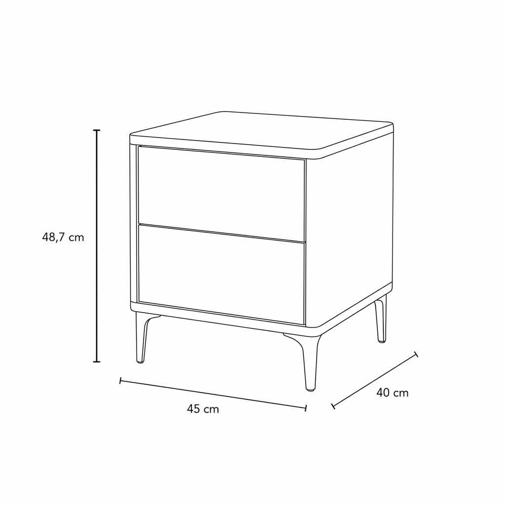 Mesa de Cabeceira M-503, vista 4